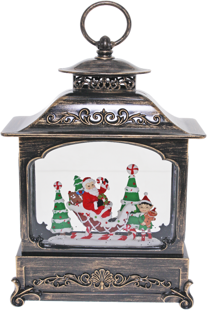 Magical Christmas Lantern - Santa's Sleigh