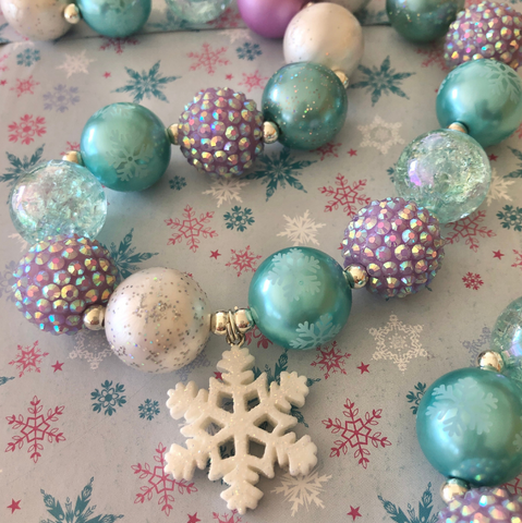 Bubblegum Bella Snowflake Necklace