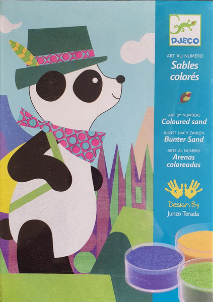Djeco Coloured Sand Art - Panda & Friends