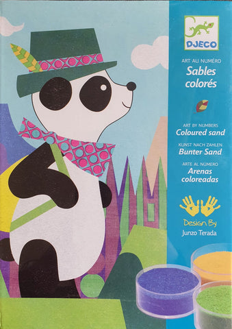 Djeco Coloured Sand Art - Panda & Friends