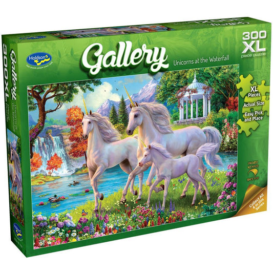 Unicorns at the Waterfall 300pc Puzzle