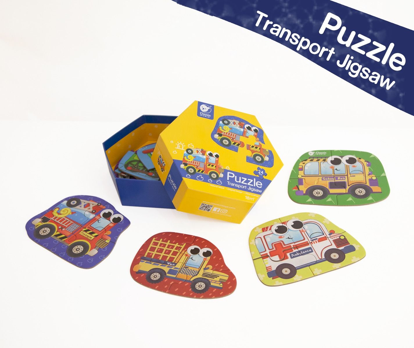 Classic World Transport Puzzle