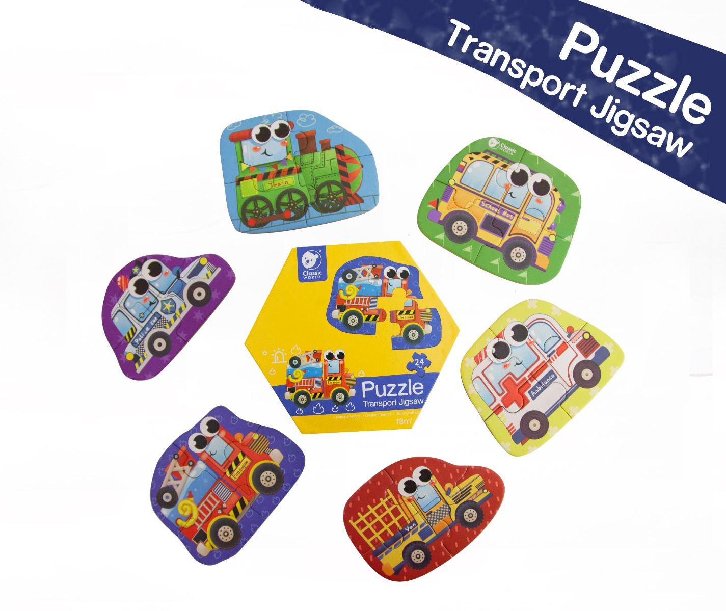 Classic World Transport Puzzle