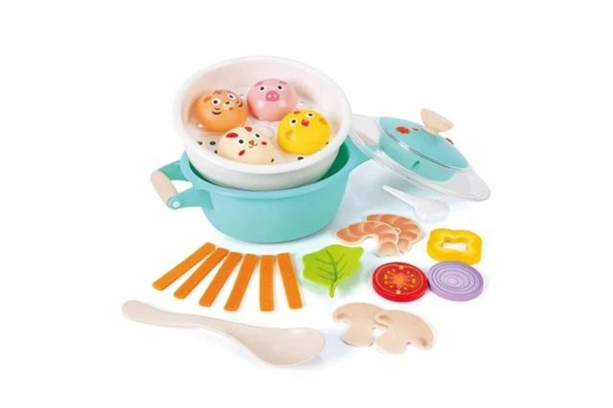 Hape Little Chef Cooking and Steam Playset Plus