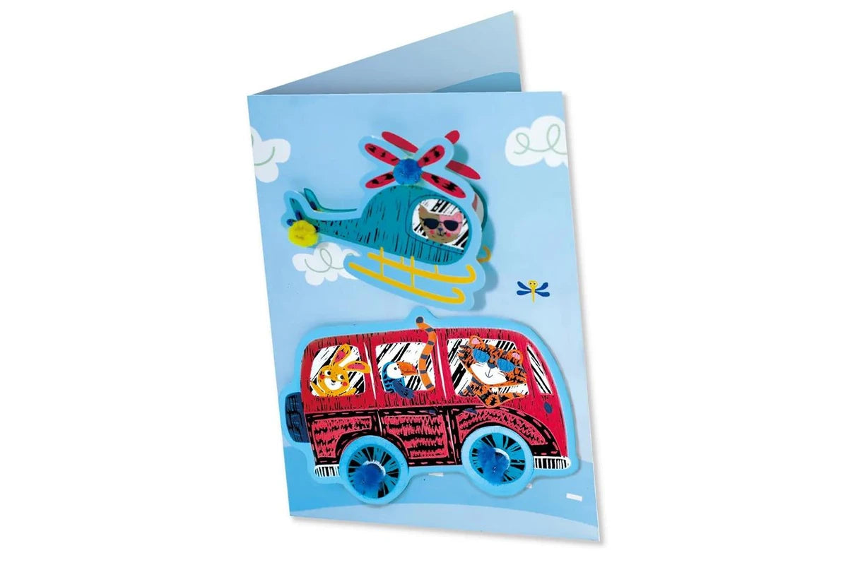 Avenir Scratch Greeting Cards - Cars