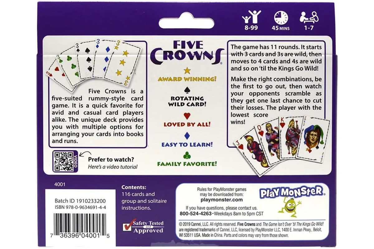 Five Crowns Card Game