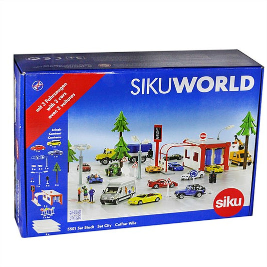 City Set with 3 Cars