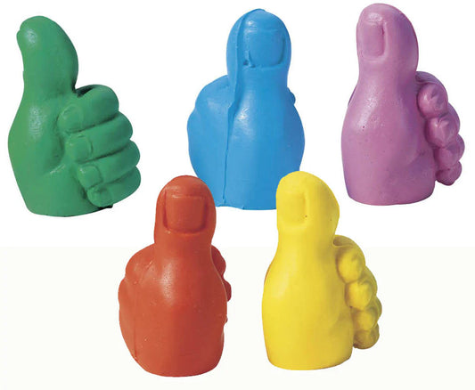 12 Thumbs Up Pencil Erasers