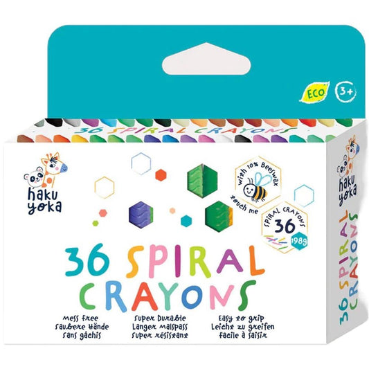 Haku Yoka 36 Spiral Crayons