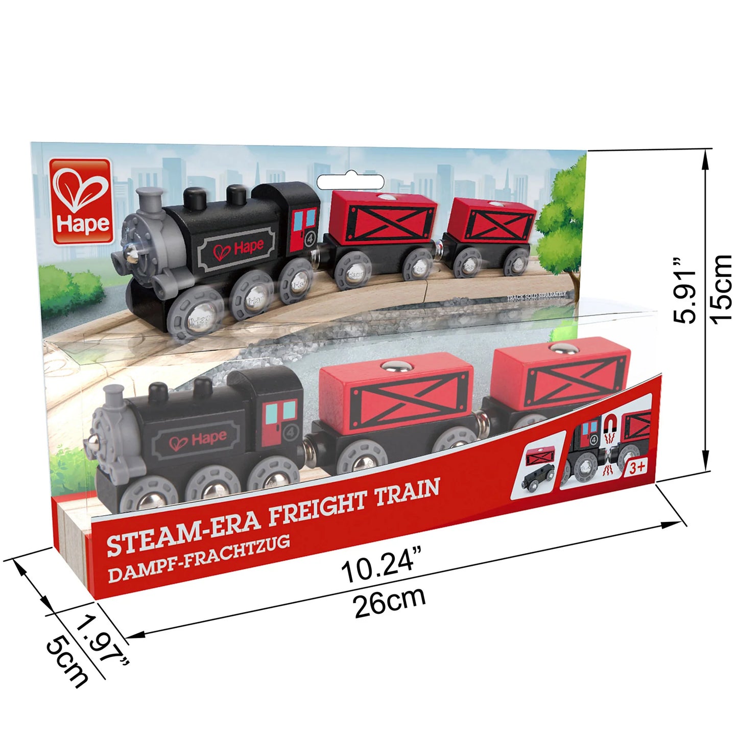 Hape Steam Era Freight Train