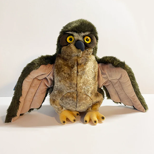 NZ Morepork (Ruru) Sound Puppet