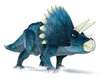 3D Model & Book Set - Triceratops