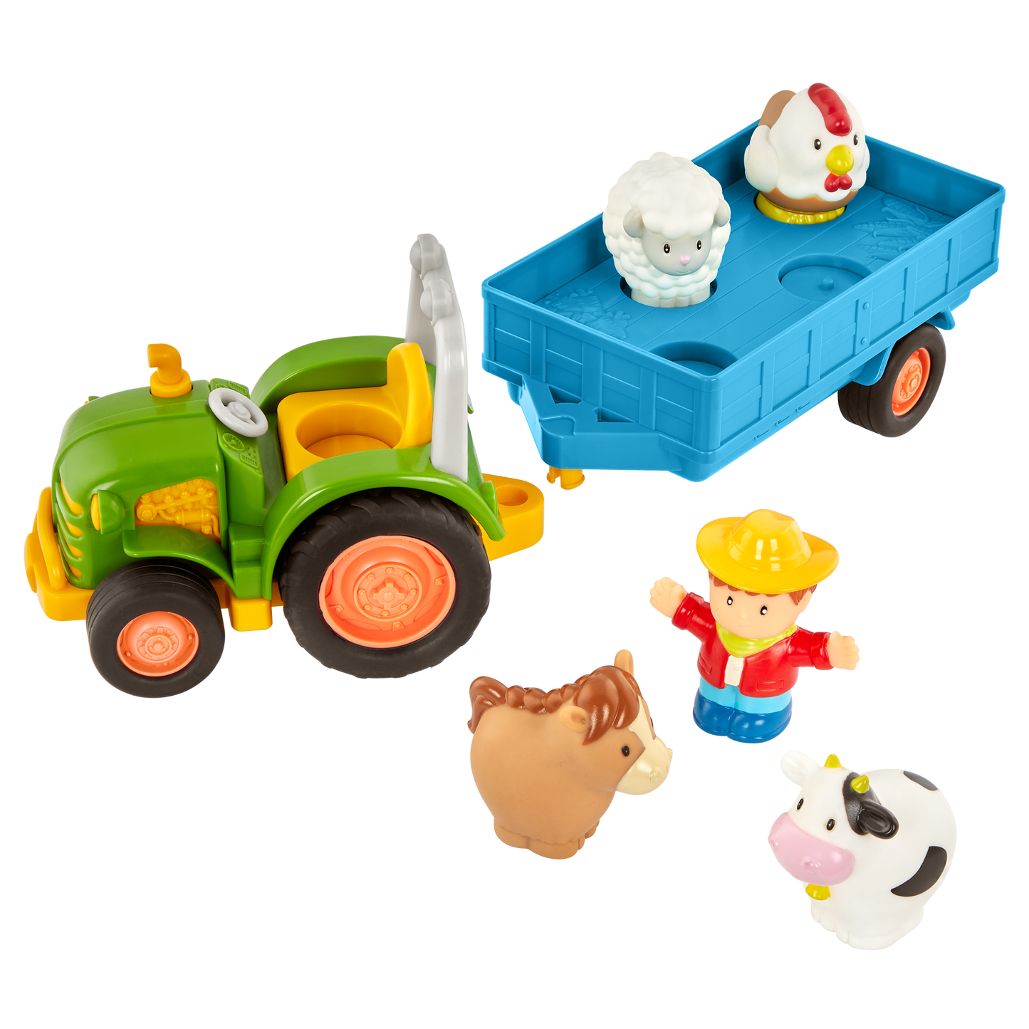 Battat Lights and Sounds Tractor with Animals