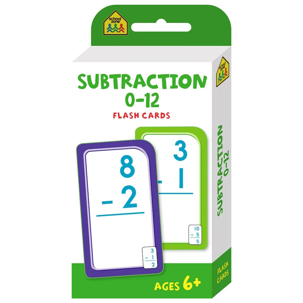 Flash Cards - Subtraction 0-12