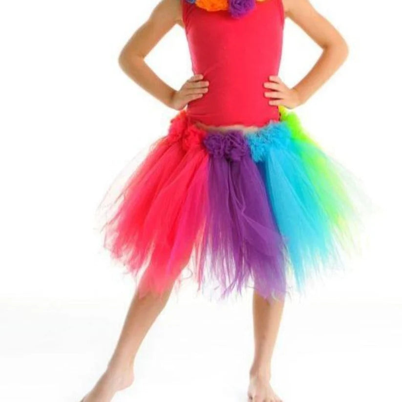 Fairy Girls Sherbert Rainbow Skirt