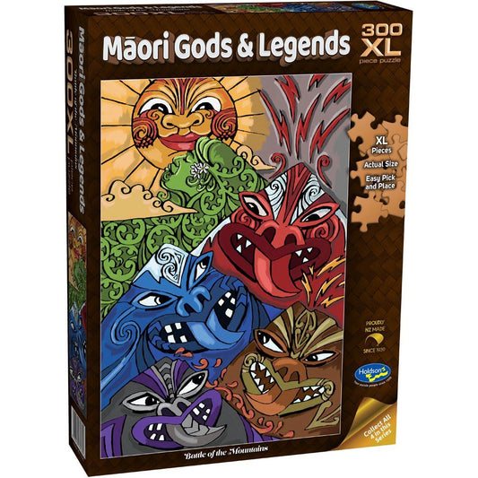 Māori Gods & Legends 300pc Puzzle - Battle of the Mountains