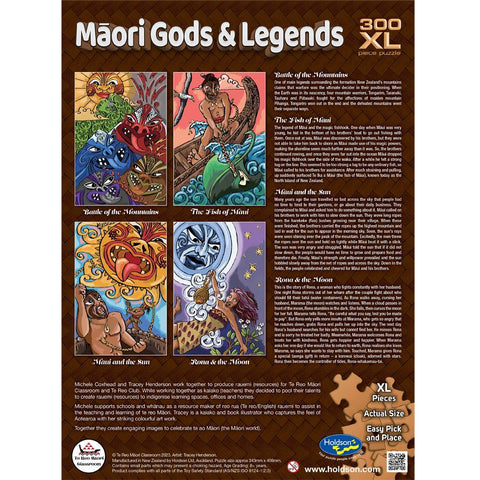 Māori Gods & Legends 300pc Puzzle - Battle of the Mountains