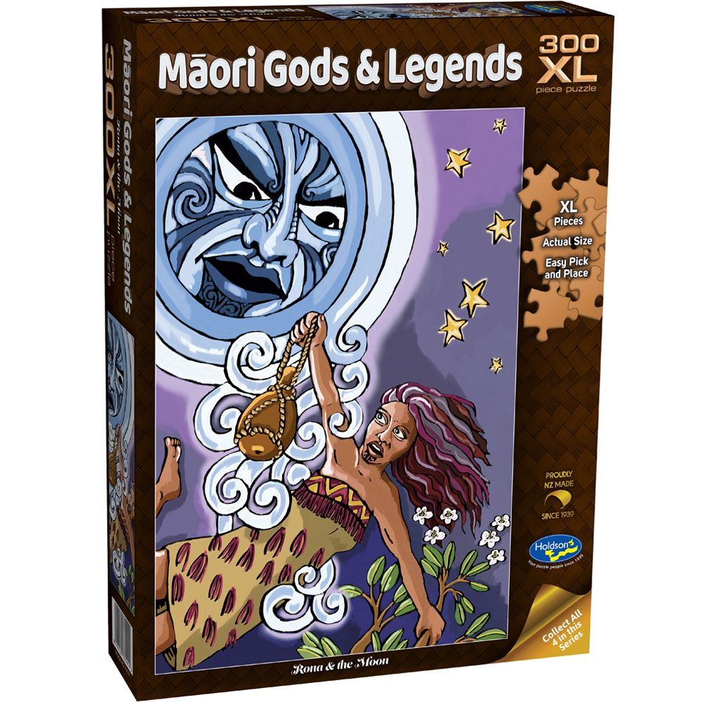 Māori Gods & Legends 300pc Puzzle - Rona & the Moon