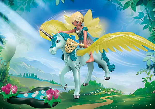 Playmobil Adventures of Ayuma Crystal Fairy with Unicorn