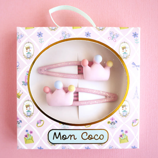 Mon Coco Princess Crown Clips