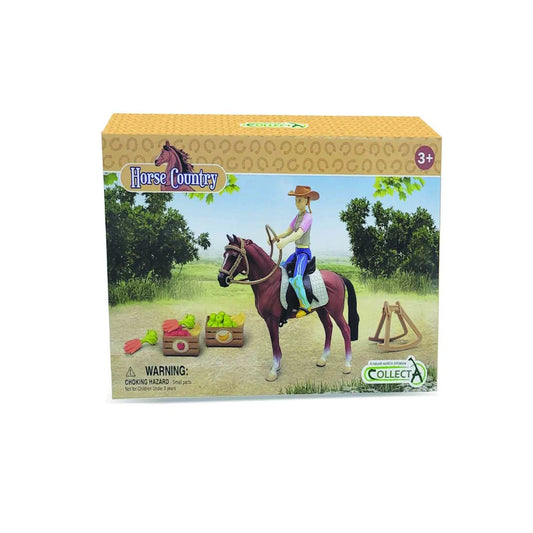 CollectA Rider & Horse Box Set