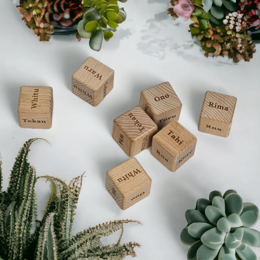 Wooden Māori Counting Blocks