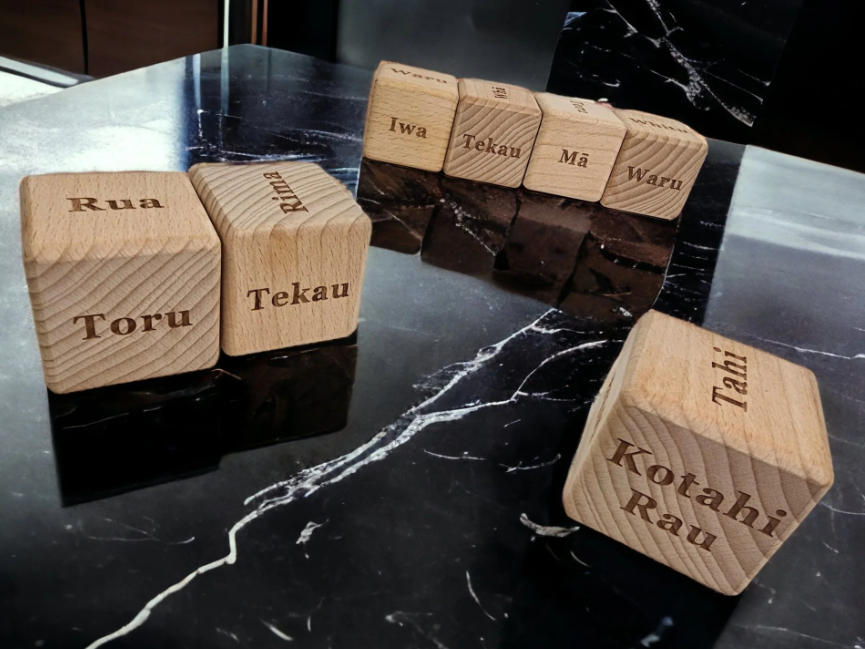 Wooden Māori Counting Blocks