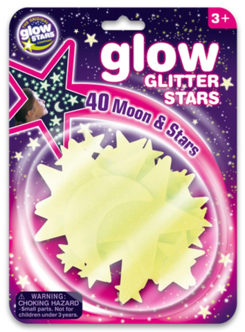 Glow Glitter Stars