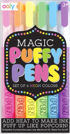 Magic Puffy Pens by ooly