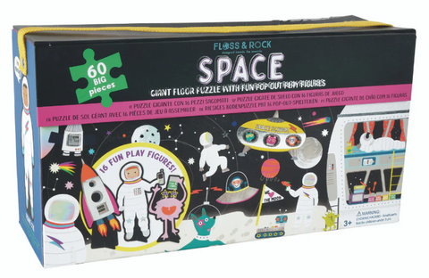 Space 60pc Puzzle & Pop-Out Play Pieces