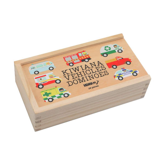 Vehicles Wooden Dominoes Set