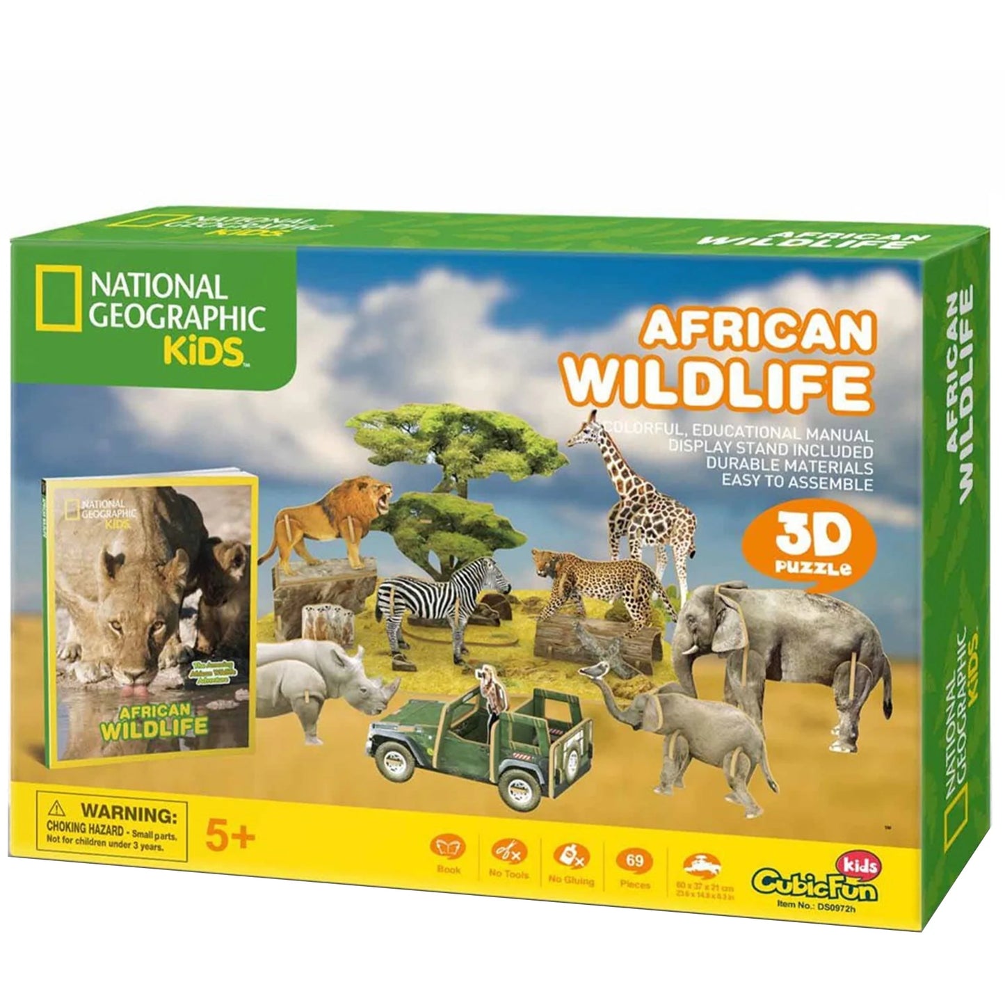 3D NatGeo African Wildlife Puzzle