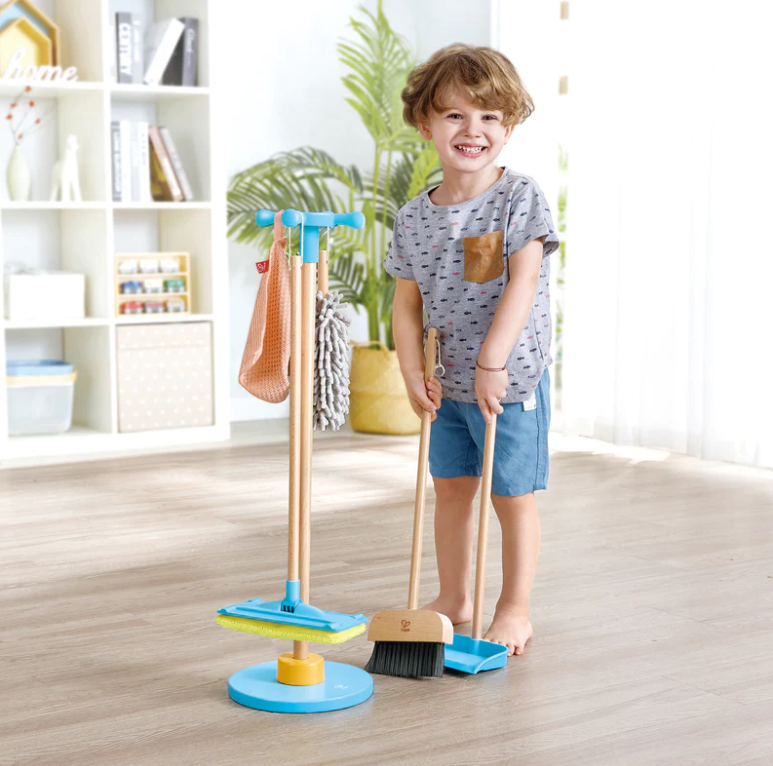 Broom & Swiffer Cleaning Stand