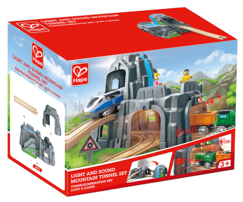 Hape Light and Sound Mountain Tunnel Set