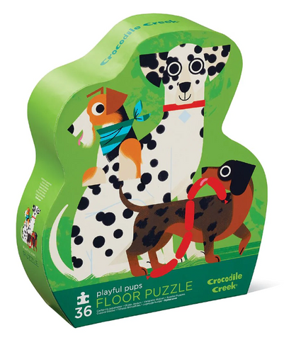 Crocodile Creek Playful Pups 36pc Puzzle