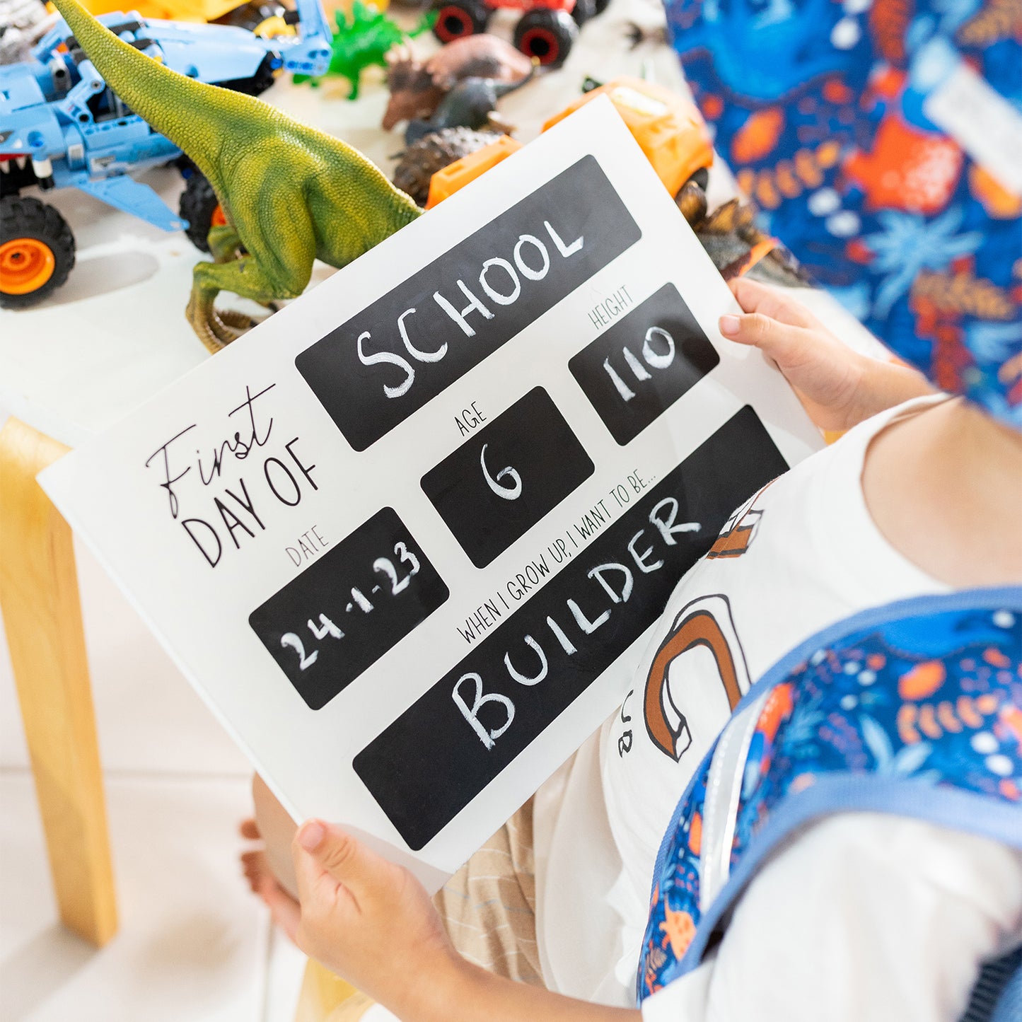 'First Day Of . . .' Milestone Blackboard