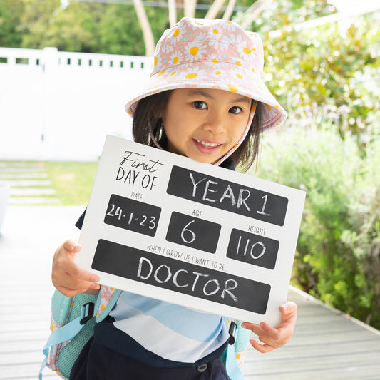 'First Day Of . . .' Milestone Blackboard