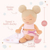 LullaBaby 14" Plush Baby Bath Doll (fair skin)