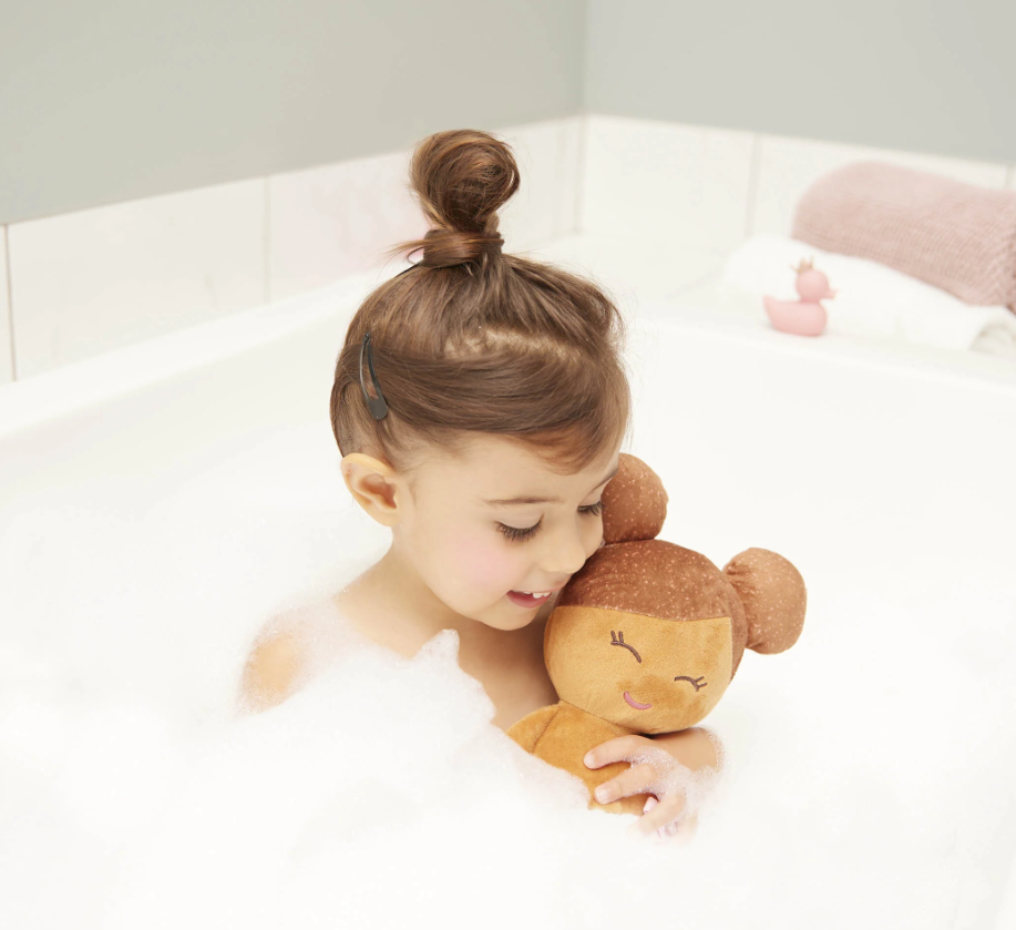 LullaBaby 14" Plush Baby Bath Doll (medium skin)