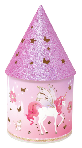 Pink Poppy Unicorn Princess Colour Changing Lantern