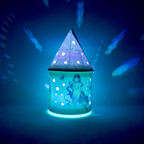 Pink Poppy Shimmering Mermaid Colour Changing Lantern