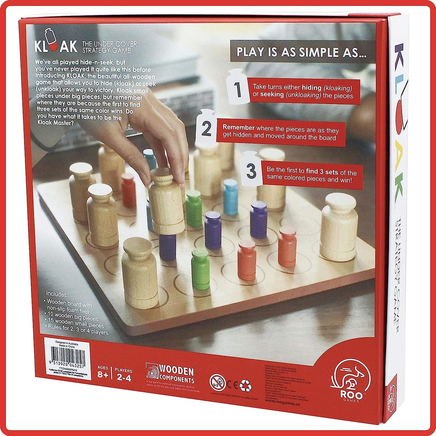 Kloak Wooden Strategy Game