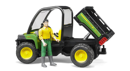 Bruder John Deere Gator XUV 855D with driver