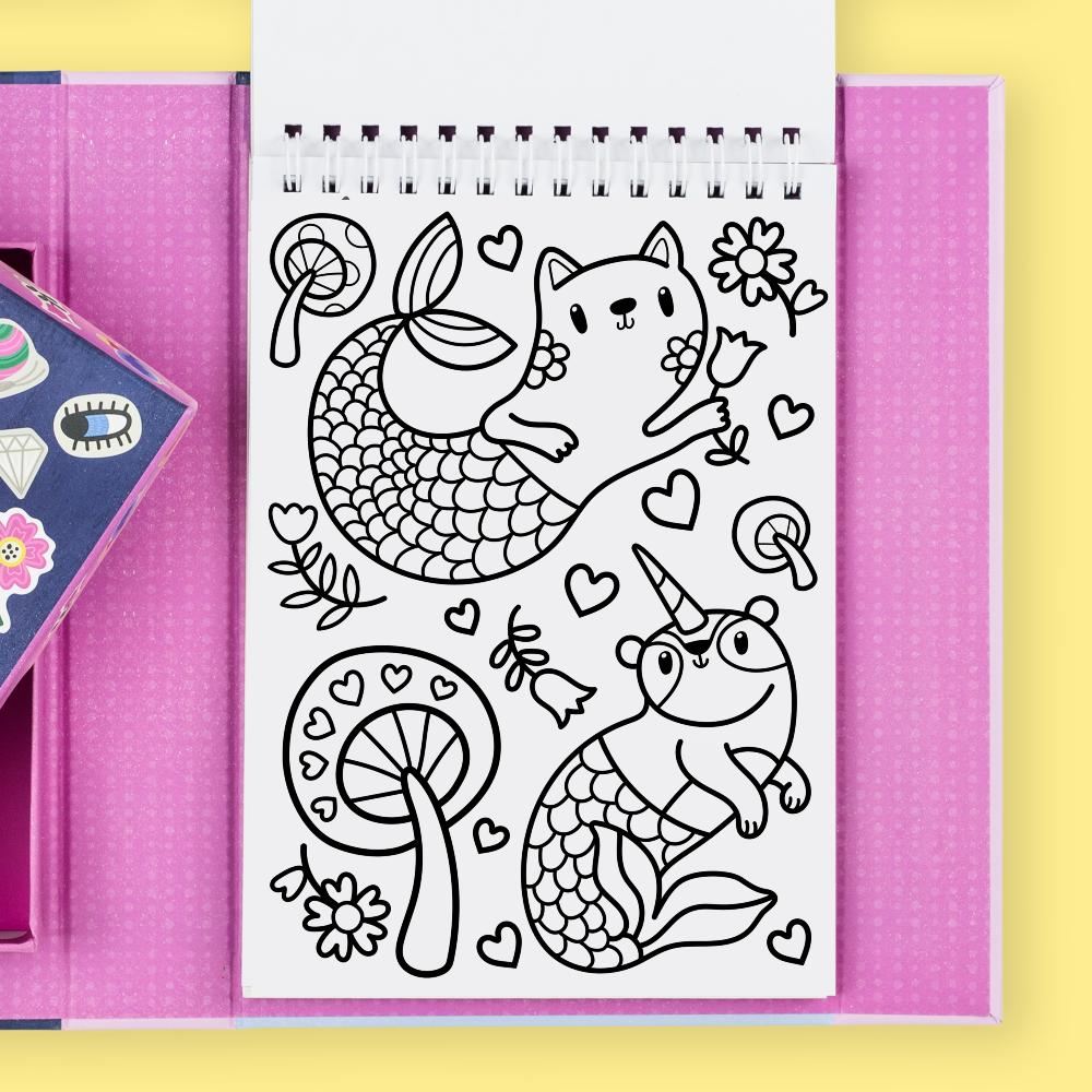 Tiger Tribe Colouring Set - Magical Creatures