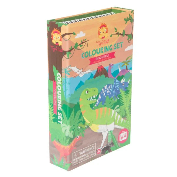 Tiger Tribe Colouring Set - Dinosaur