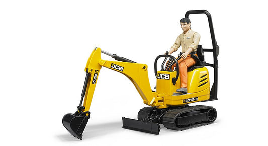 Micro Excavator and Man