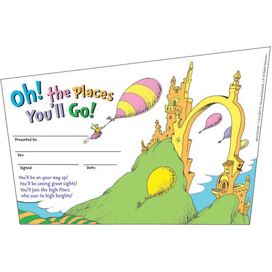 Oh The Places You'll Go Awards