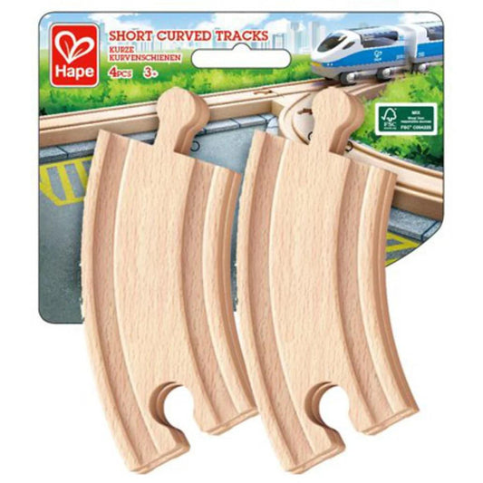 Hape Track Short Curved 4pcs