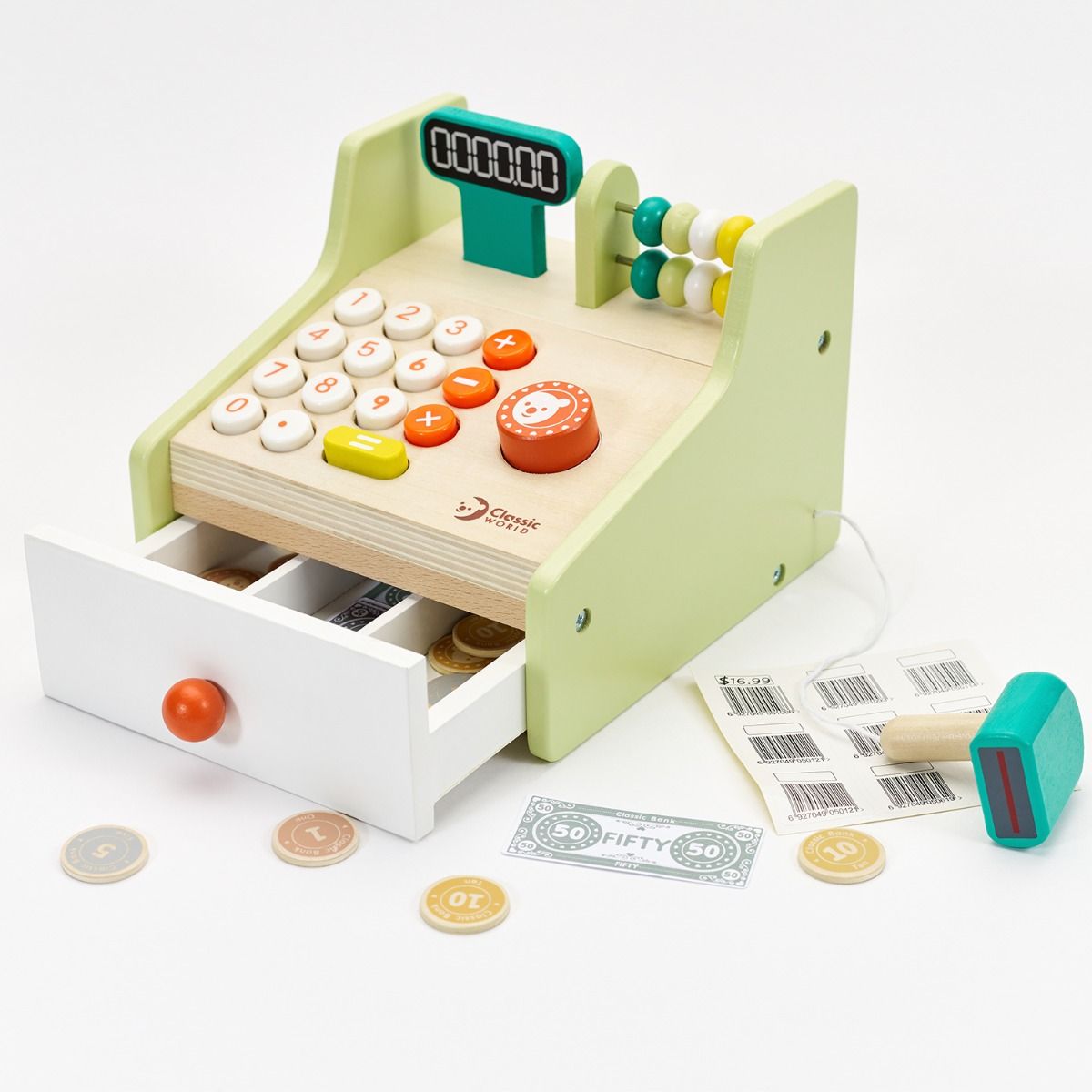 Wooden Cash Register