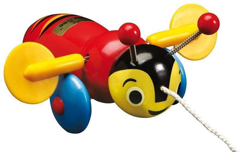 Buzzy Bee™ Wooden Pull-Along Toy